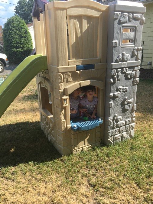 Step2 2Story Playhouse & Slide Review Twiniversity