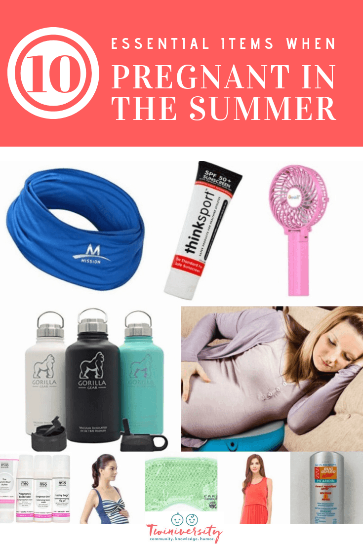 10 Essential Items When Pregnant in the Summer