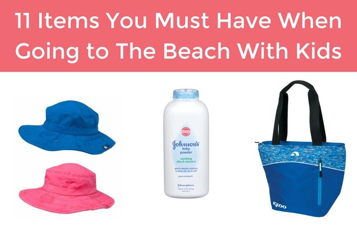 11 items you must have when going to the beach with kids