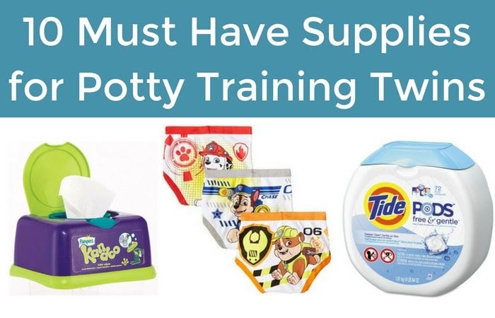 10 Must Have Supplies for Potty Training Twins