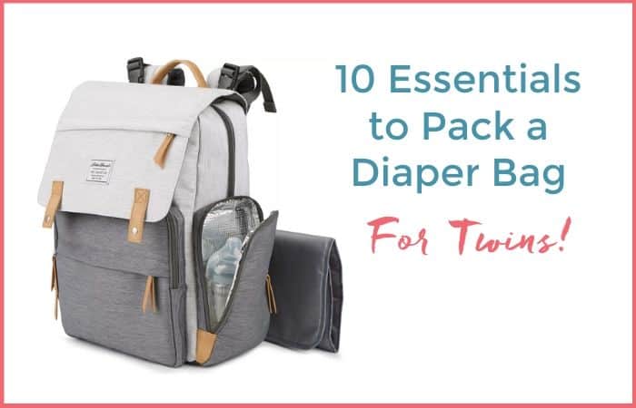 Diaper backpack for twins top