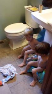 potty training twins