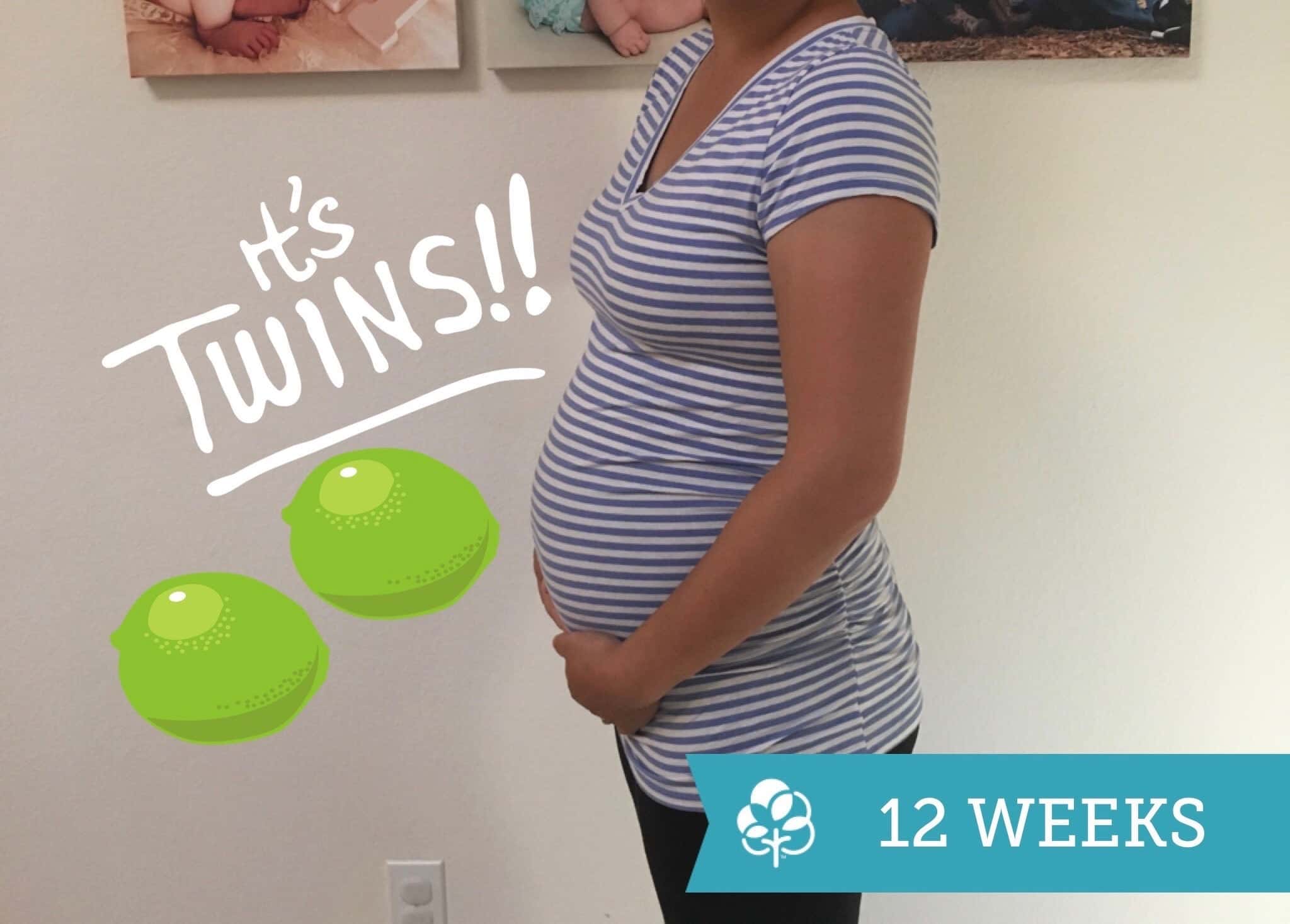 12 Weeks Pregnant with Twins