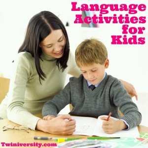 Language Activities For Kids