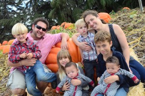 regusci family pumpkin With Open Hearts, Adoption Came to Us