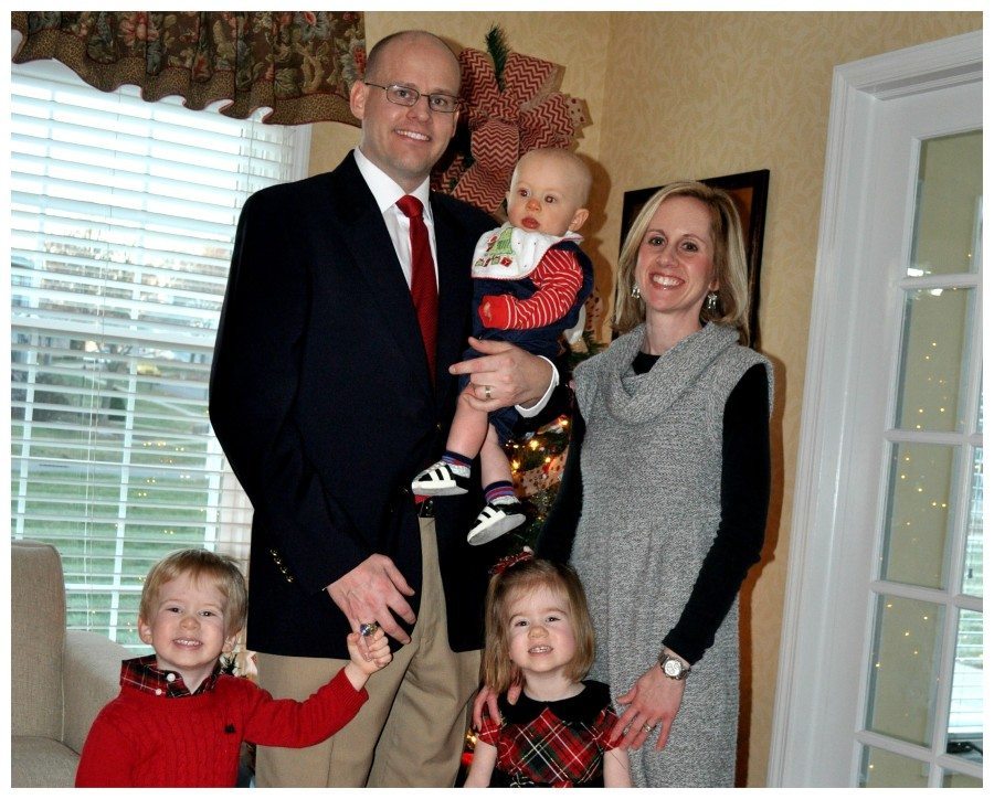 parents with three children third baby after twins