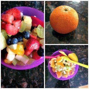 toddler food fruit salad