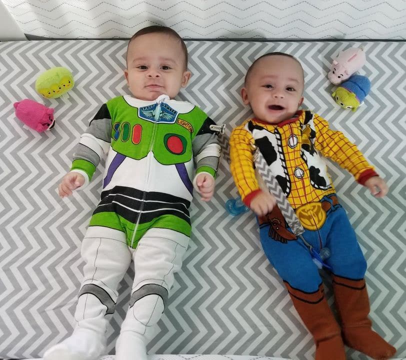Twin Costume Ideas for Halloween: Buzz and Woody