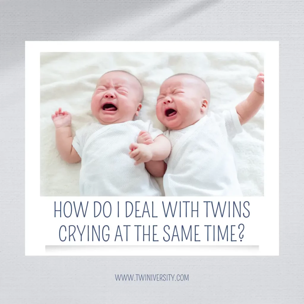 crying twins