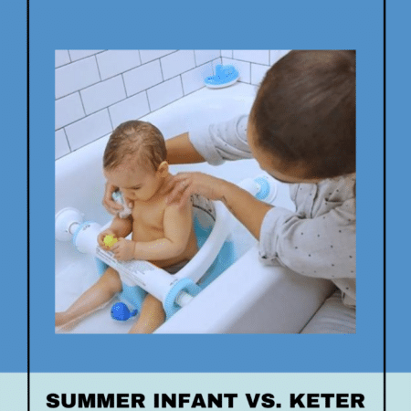 Baby Bath Seat Battle: Summer Infant vs. Keter