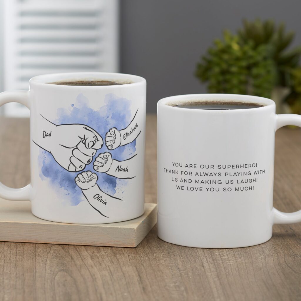 Father's day custom mug