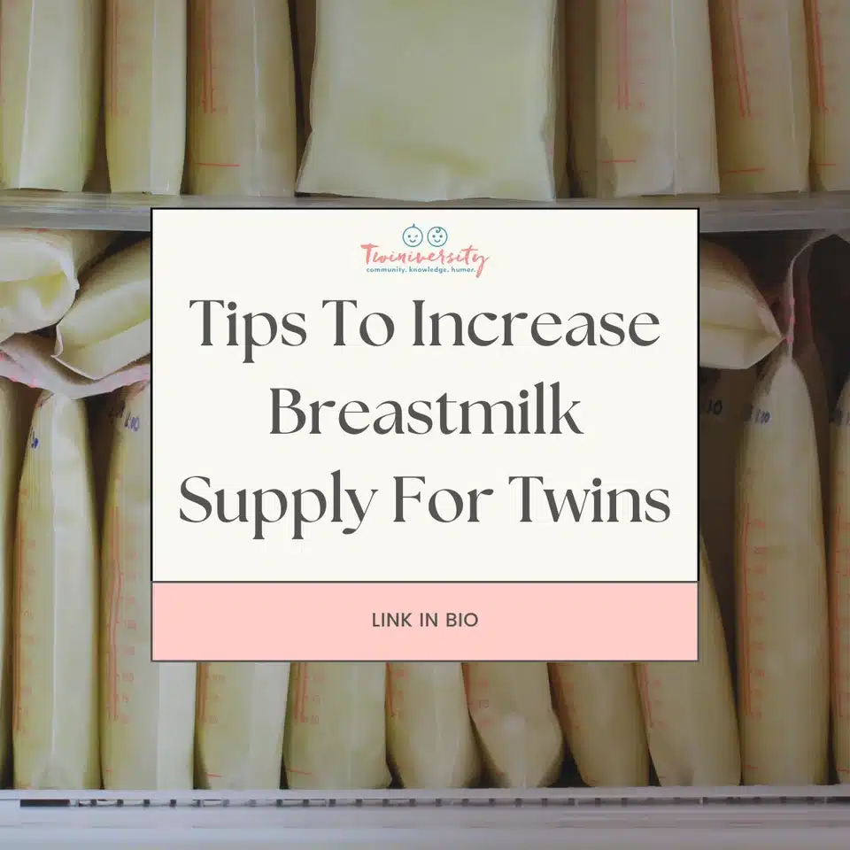 Tips to Increase Breastmilk supply for twins