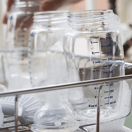 baby bottle drying rack baby bottles and nipples in a dish drying rack with soapy water