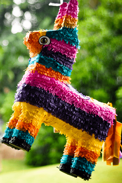 twins' birthday pinata