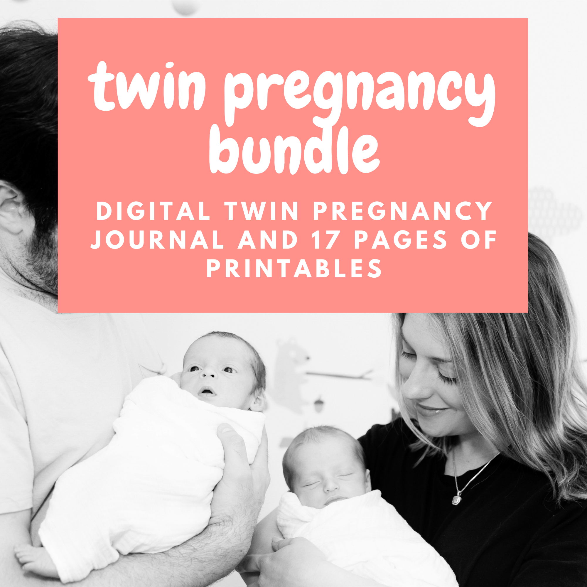 Download twin pregnancy printables etsy bundle - Twiniversity