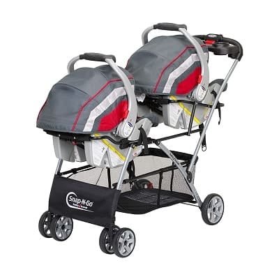 newborn twins stroller double stroller with two infant car seats