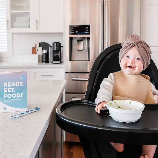 baby in a high chair ready set food food allergies for babies