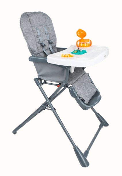 starting baby food Zoe fold-away high chair