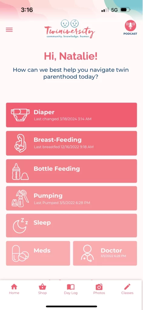 Best Baby Tracker App for Twins