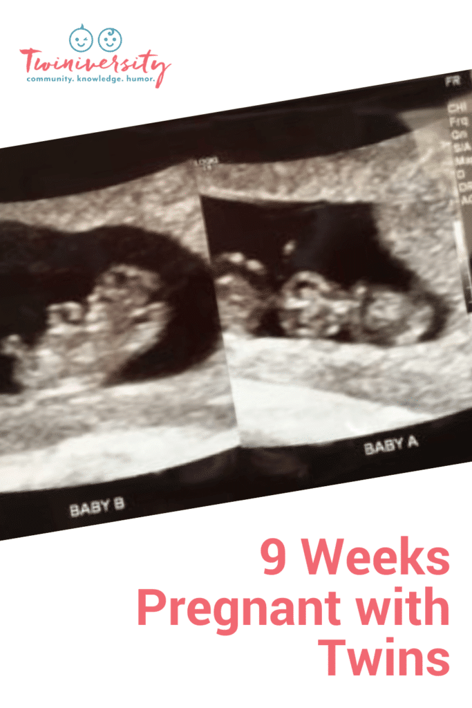 9 Weeks Pregnant with Twins