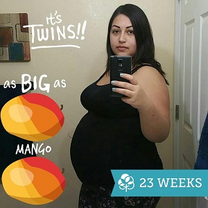 23 settimane incinta di gemelli