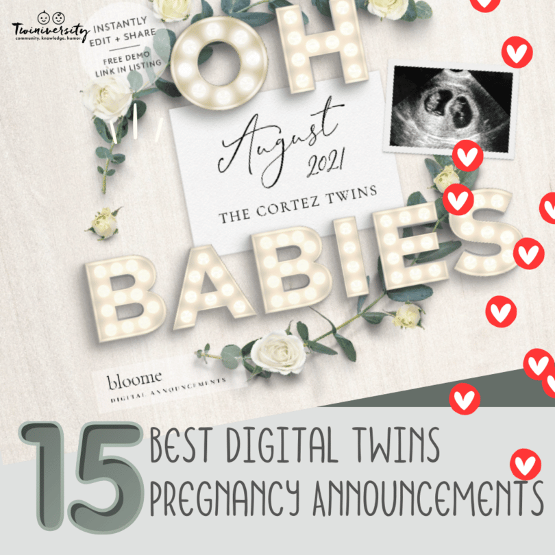15 Best Digital Twins Pregnancy Announcements
