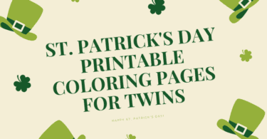 st. patrick's day coloring pages for twins