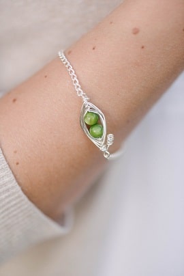 2 peas in a pod bracelet