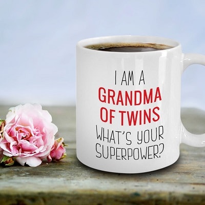 Superpower grandma mug