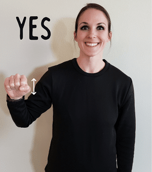teaching baby sign language