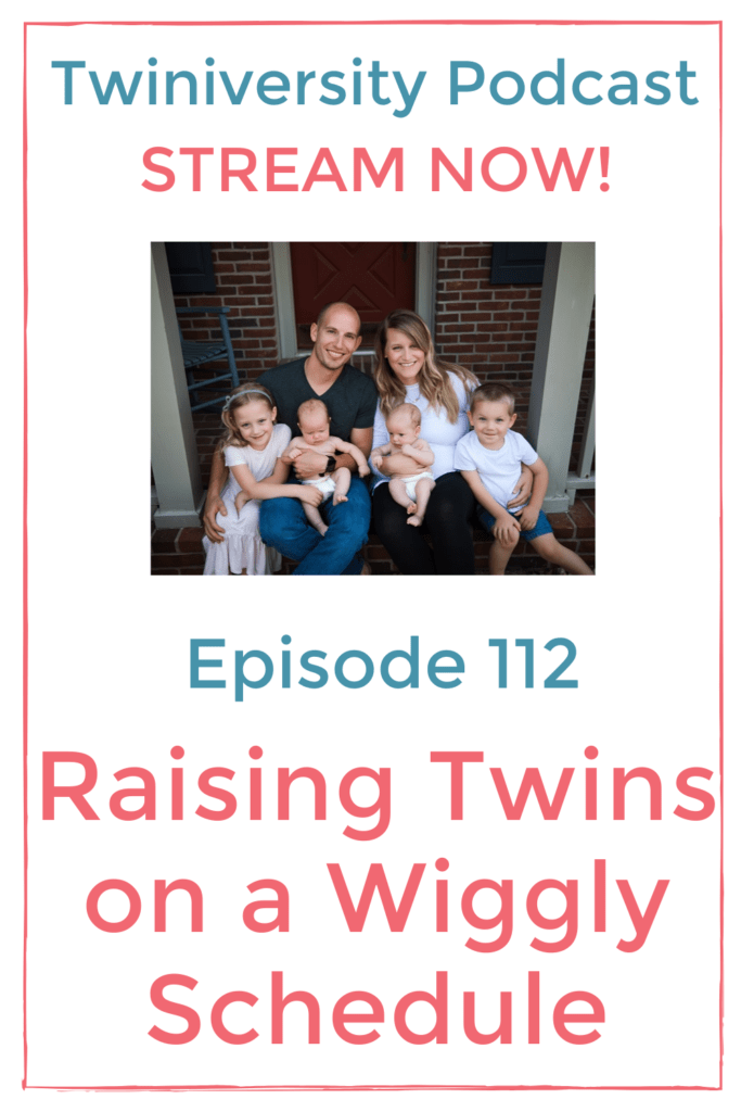 Raising Infant Twins on a Wiggly Schedule   | Twiniversity Podcast With Twin Mom Sarah Beth Moreau