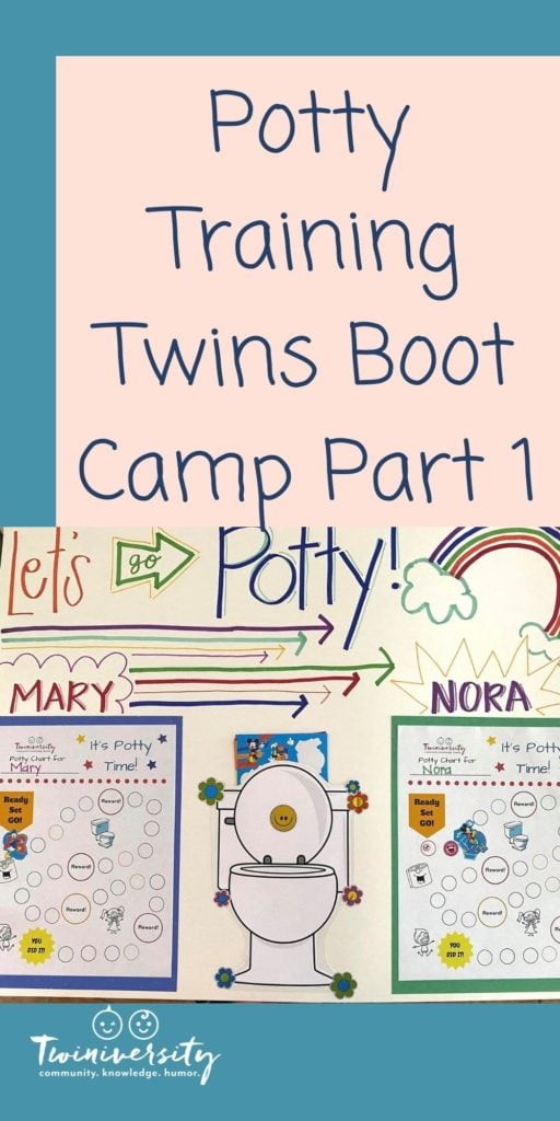 Potty Training Twins Boot Camp: Part 1, Preparation