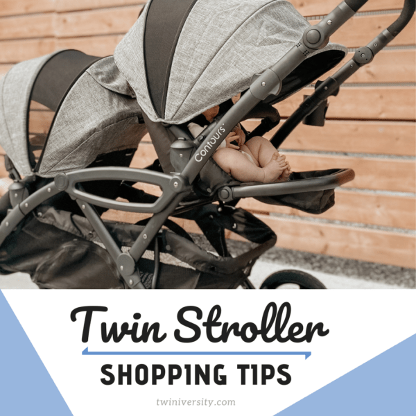 double stroller shopping tips for twins