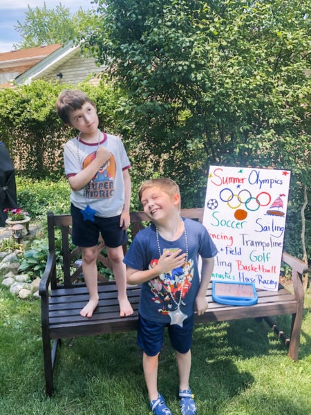backyard olympic games closing ceremony