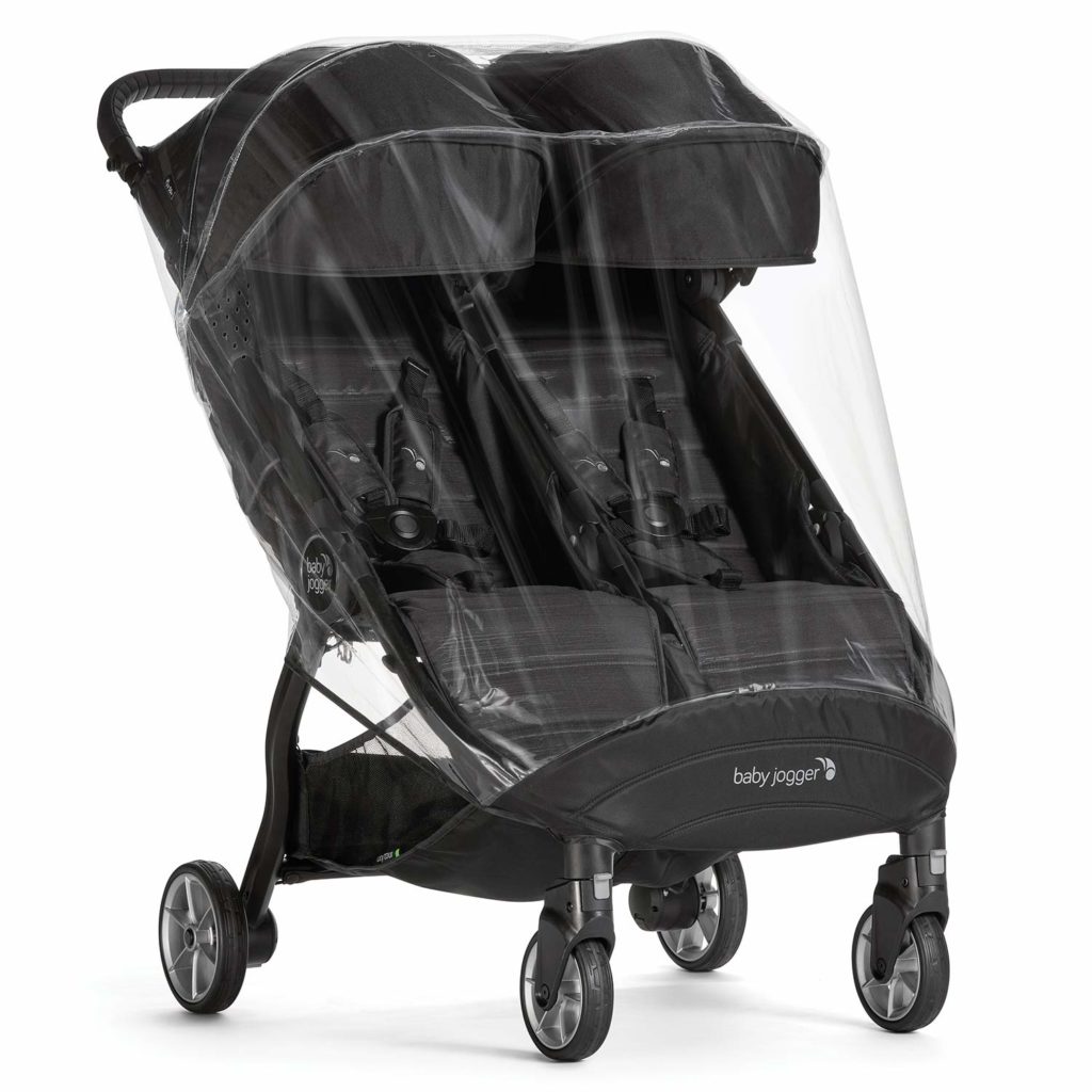 baby jogger with clear weather shield