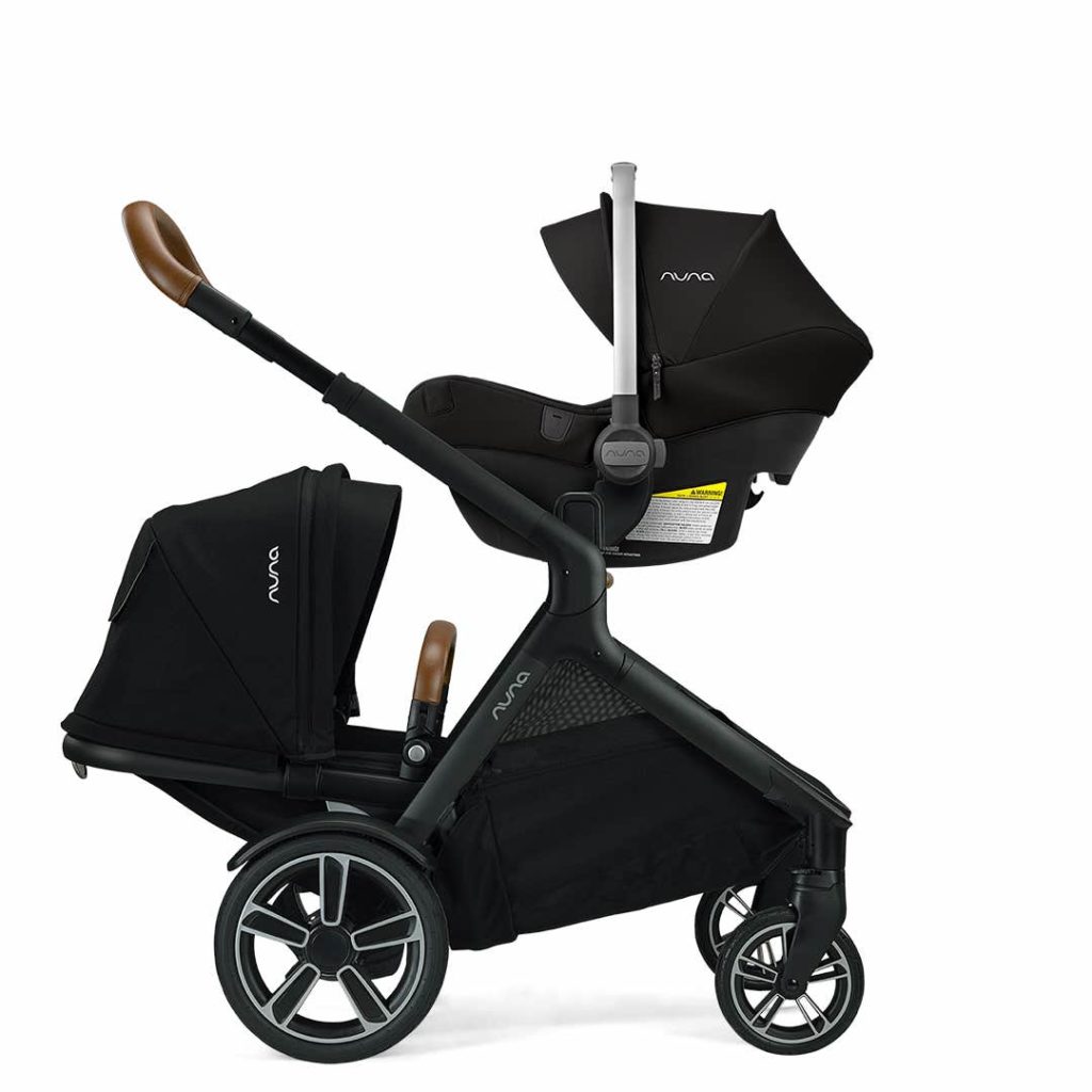 nuna demi grow stroller in black