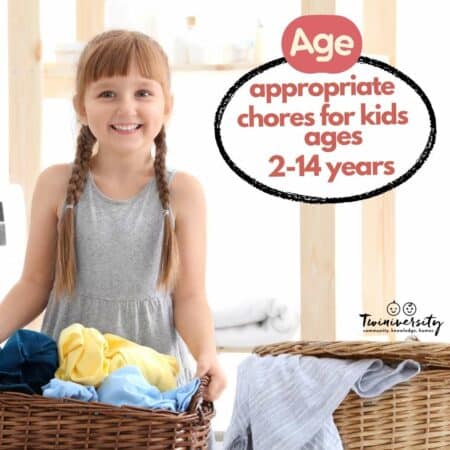 Age appropriate chores for kids 2 to 14 years old