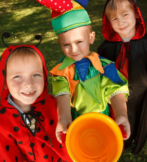 trick or treating on halloween with toddlers