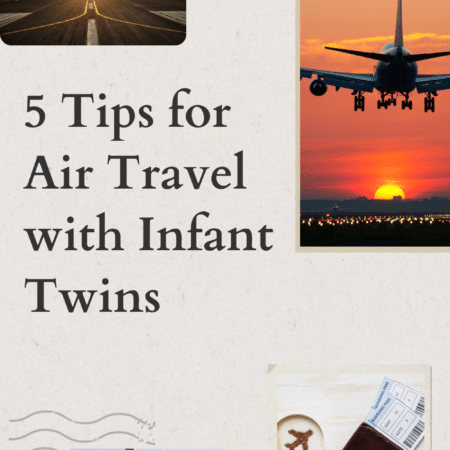 5 Tips for Travel with Infant Twins