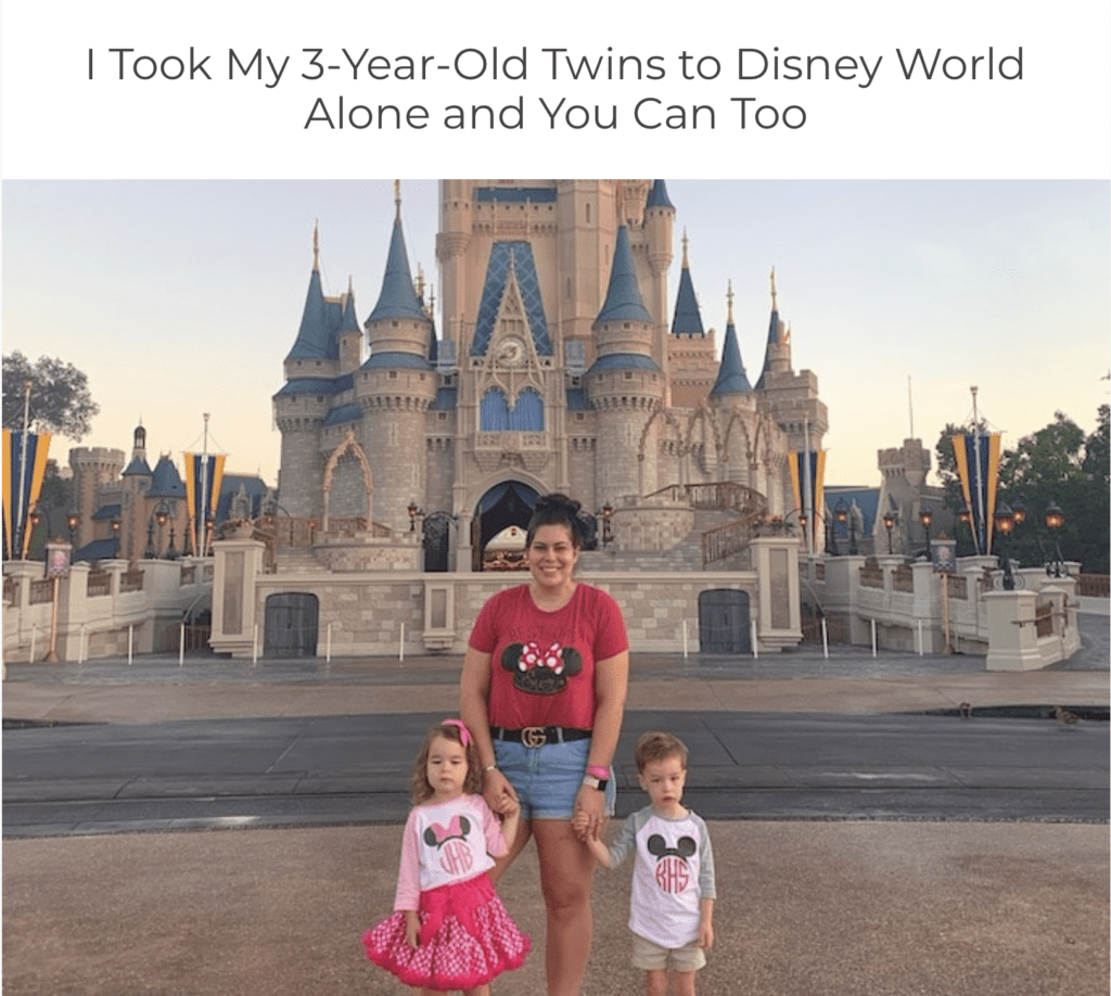 Disney with Twins