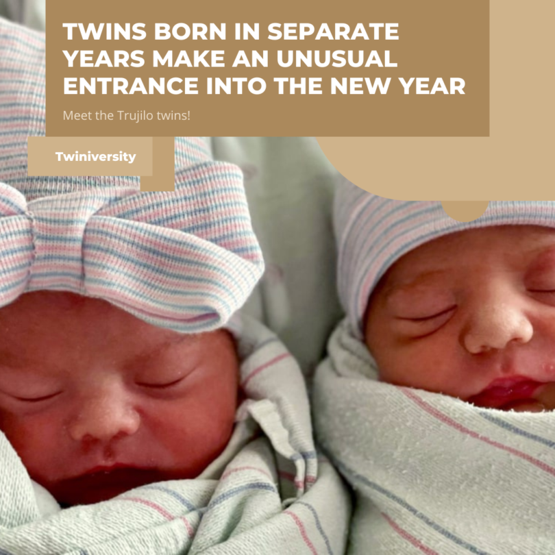 Twins Born in Separate Years Make an Unusual Entrance