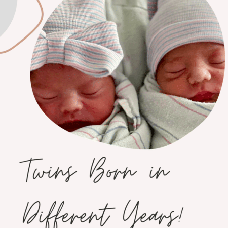 Twins Born in Separate Years Make an Unusual Entrance