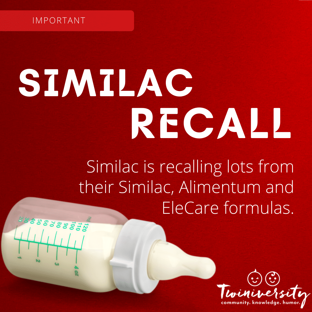 Similac Recall Urgent Twiniversity
