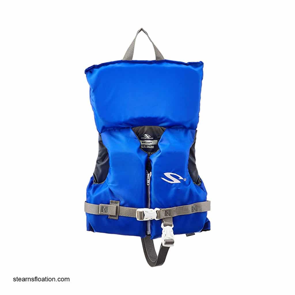 Bright blue Stearns Toddler Life Jacket