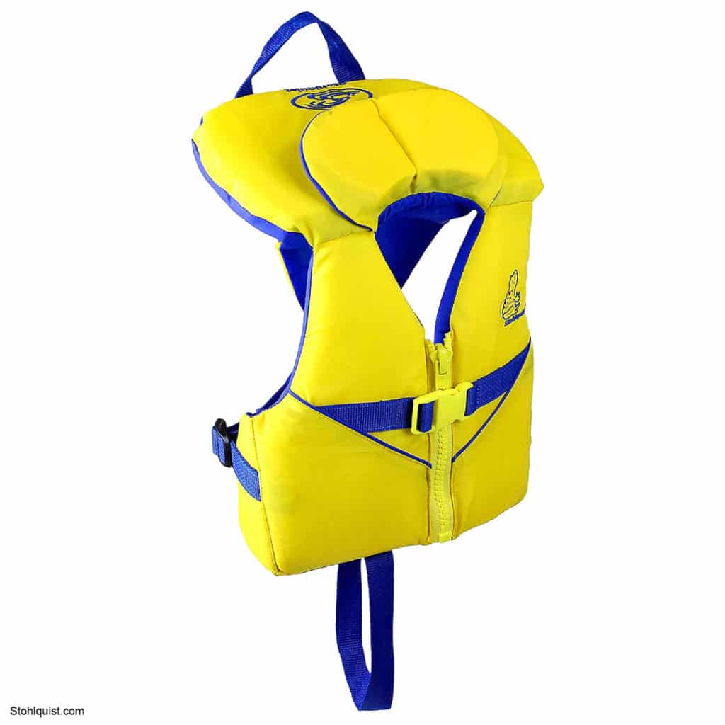 Yellow Stohlquist Infant life jacket