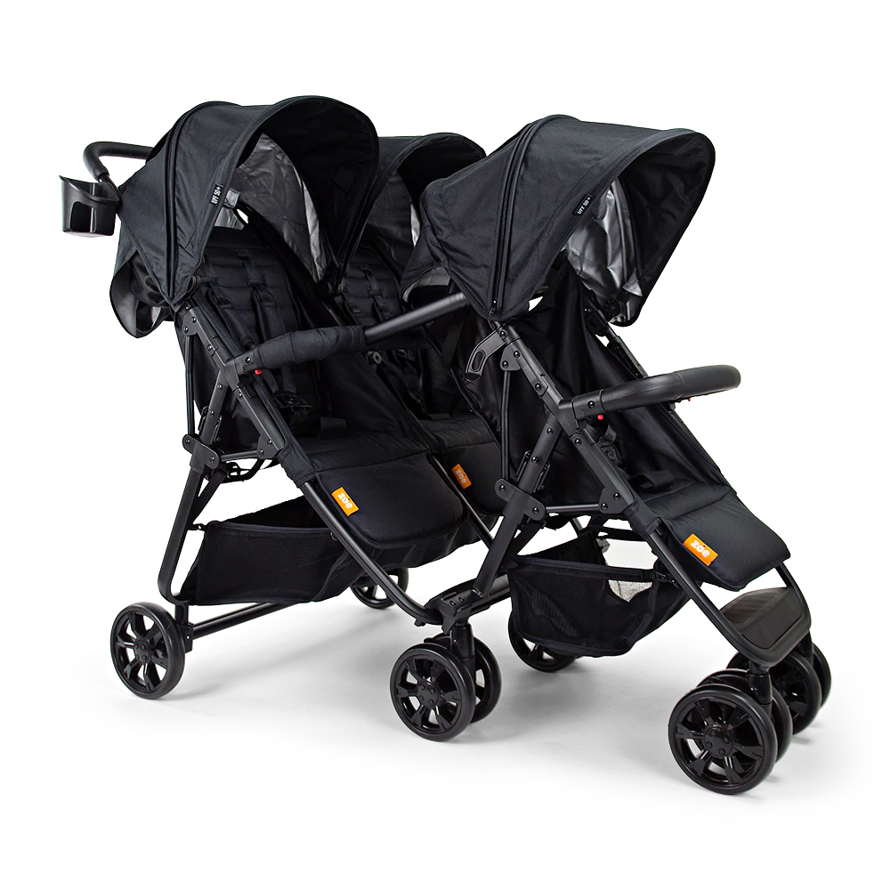 Zoe Trio+ Zoe Triple Stroller - perfect for triplets or twins plus a singleton