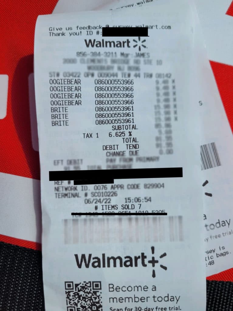 Get $100 from oogiebear for your next trip to Walmart*