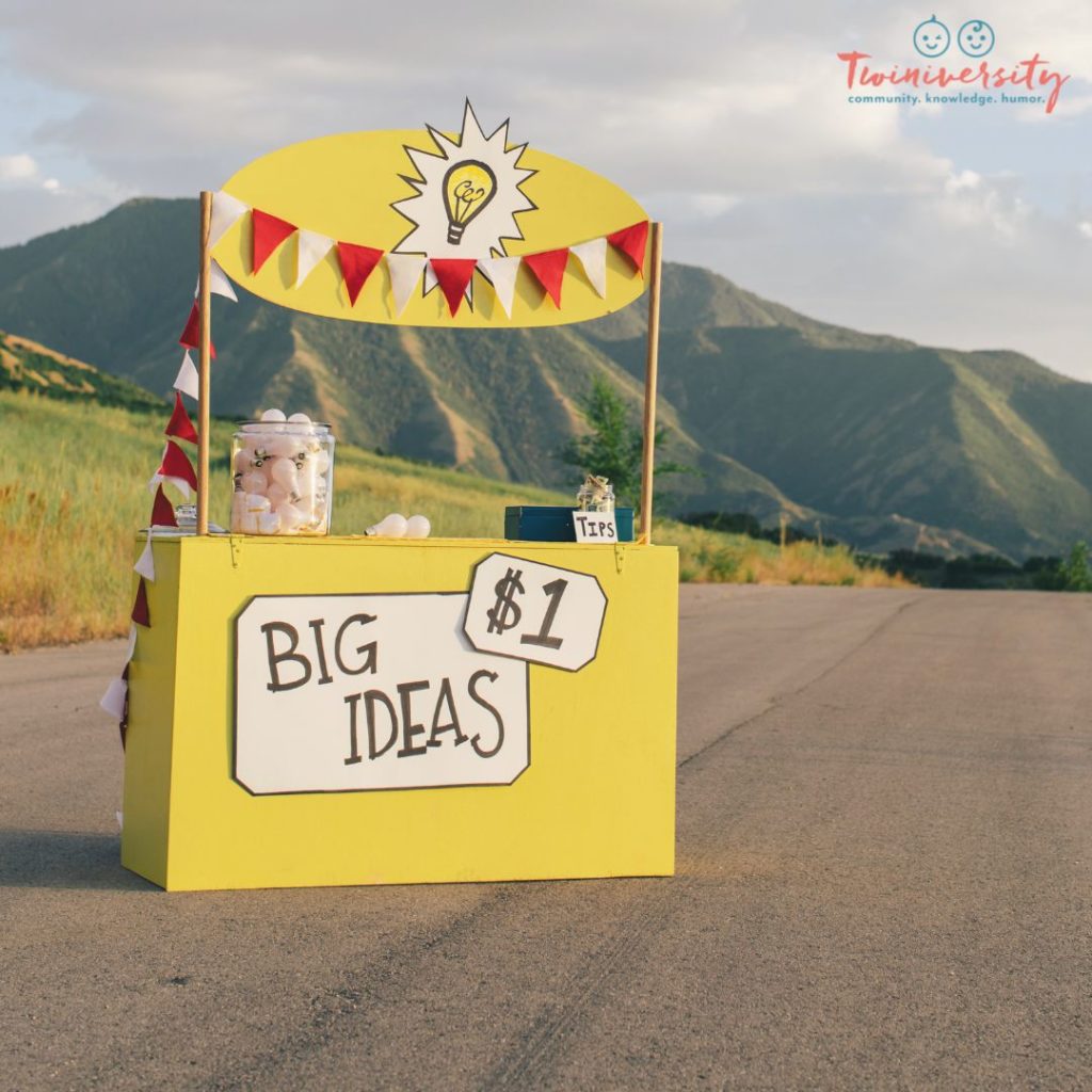Great idea for fundraising for twins is a roadside stand