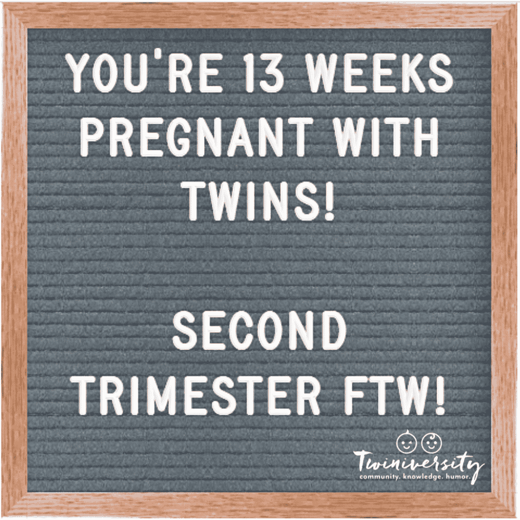 13 weeks pregnant
