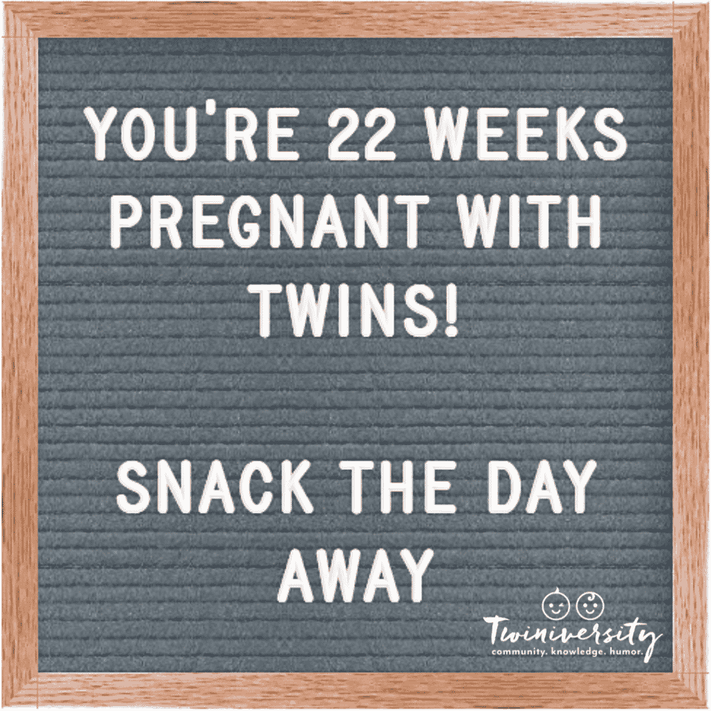 22 weeks pregnant with twins